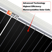 MEGA 200 Onyx – 200W 12V All-Black Solar Panel