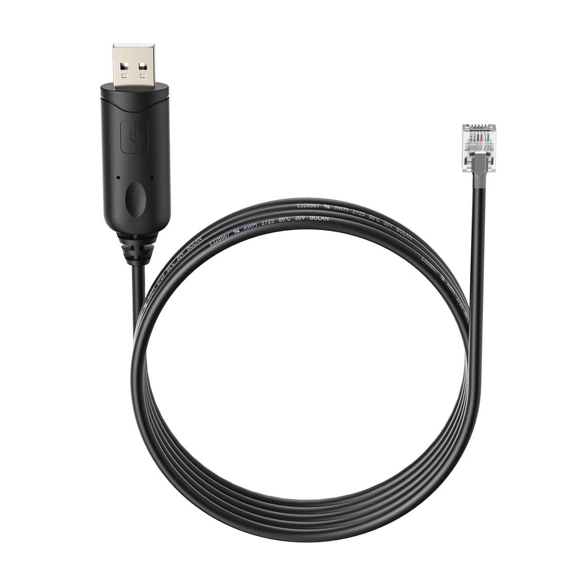 USB to RJ12 Inverter Communication Cable – 5ft