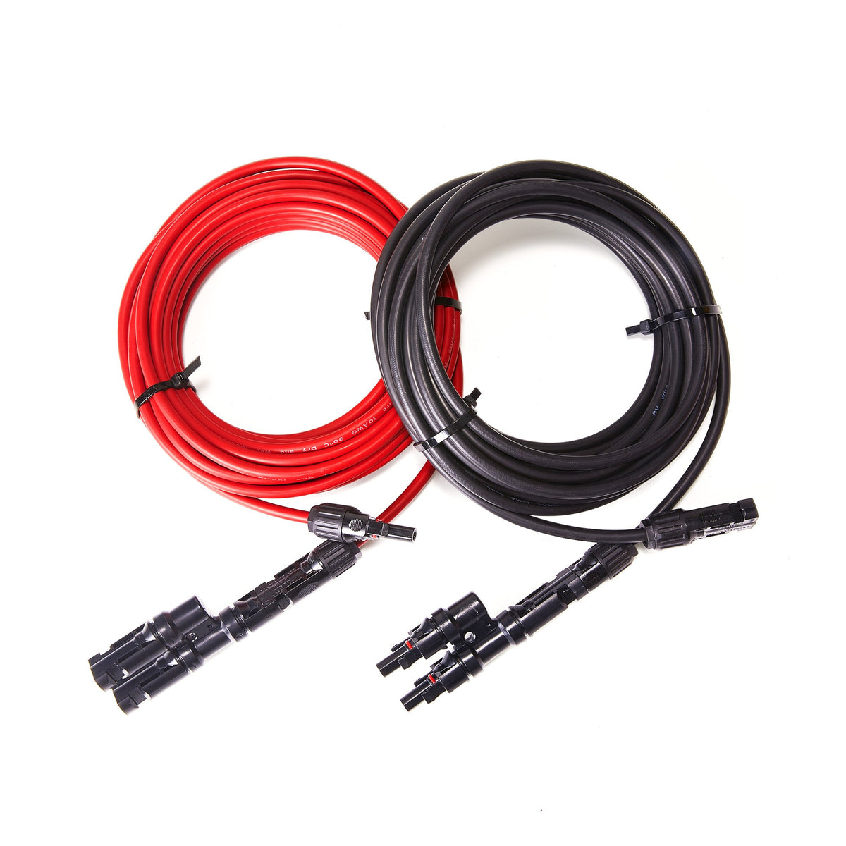 10 AWG Solar Extension Cable with Parallel Connectors