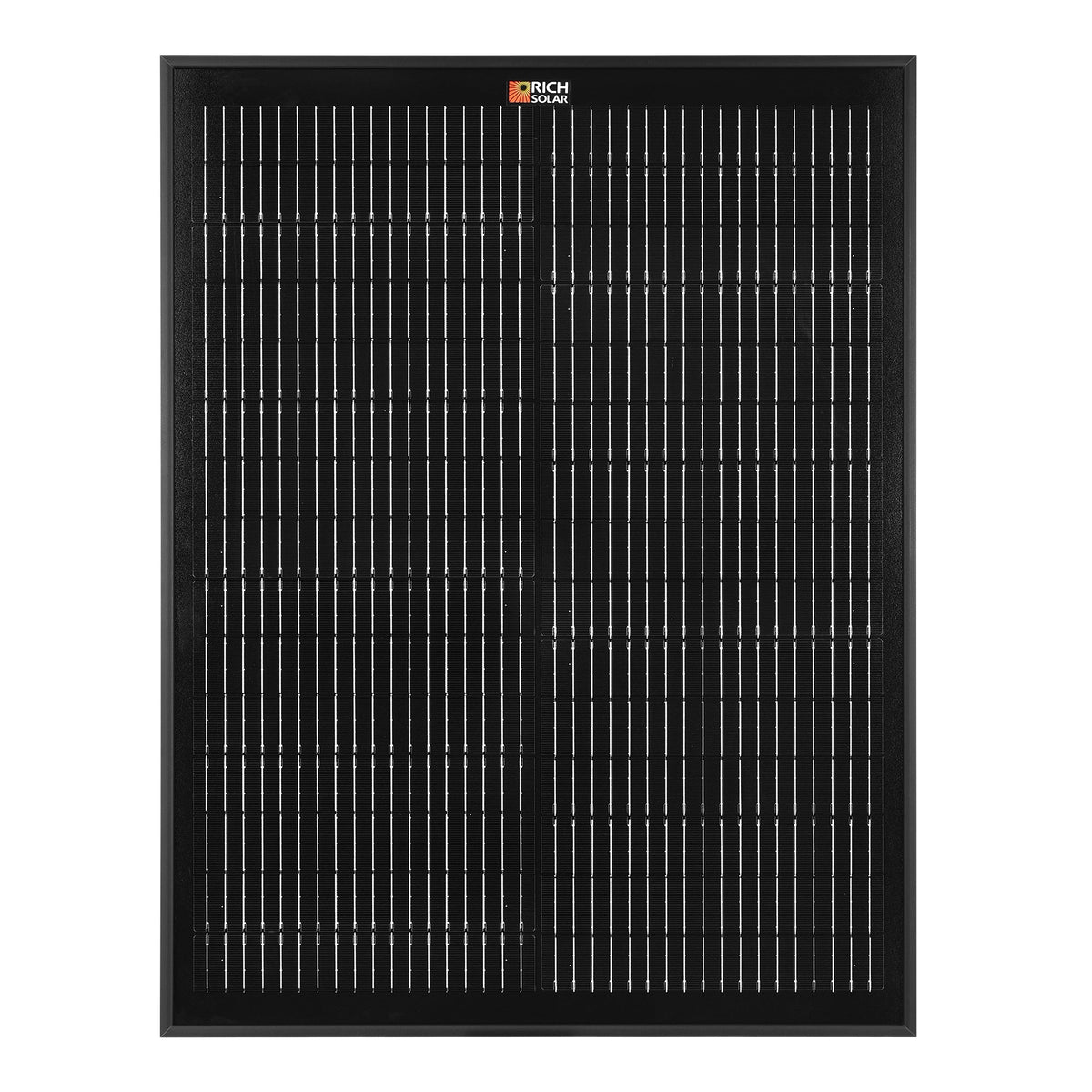 MEGA 50 Onyx – 50W 12V All-Black Solar Panel