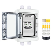 2-Pole Outdoor Solar Breaker Box with Isolator Switch