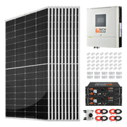 2500W 48VDC-120VAC Solar Kit