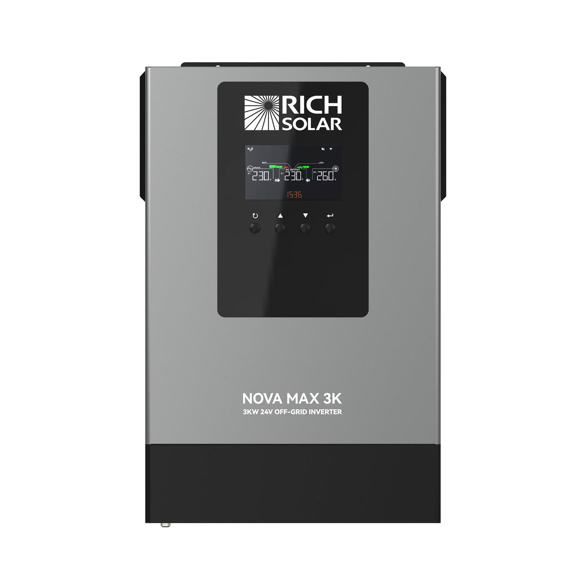 NOVA MAX 3K – 3,000W 24V Off-Grid Hybrid Inverter