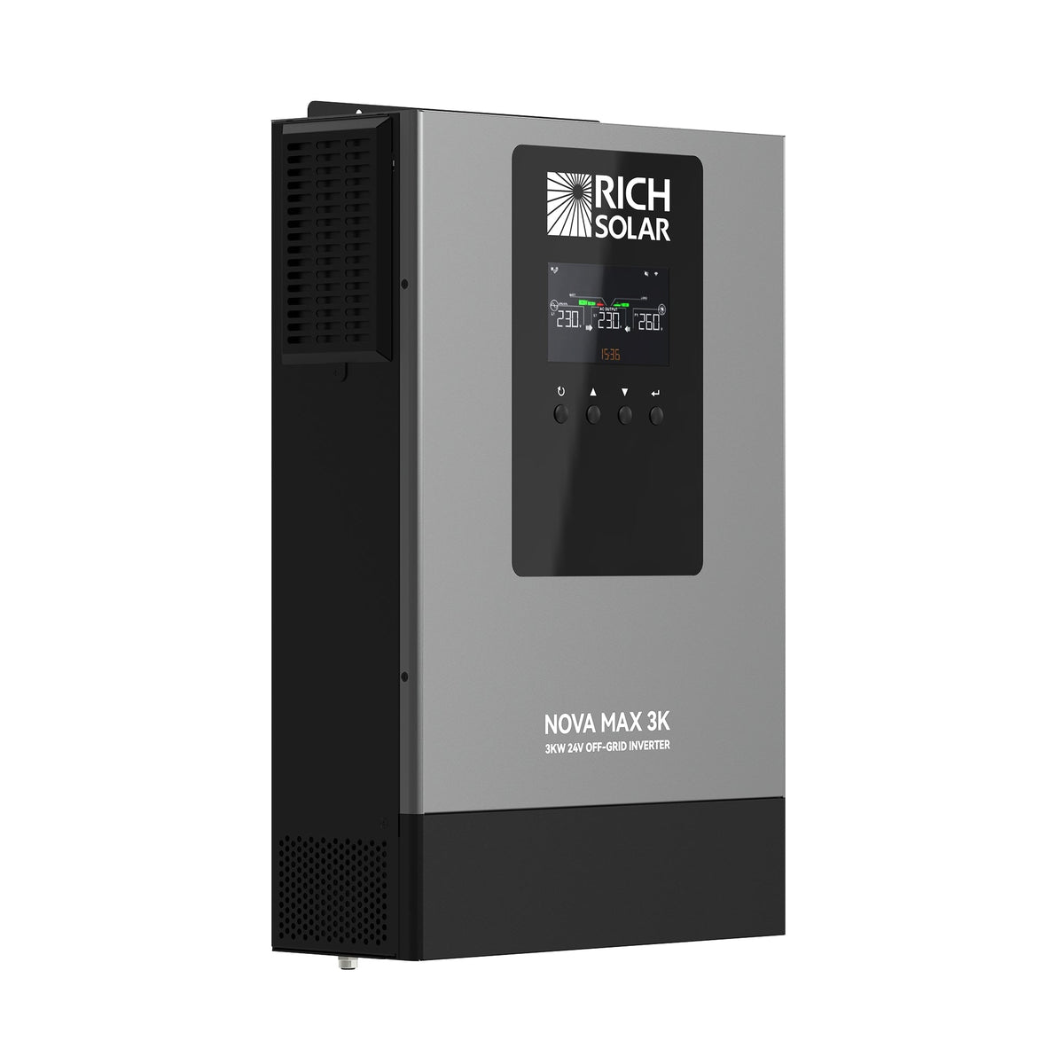NOVA MAX 3K – 3,000W 24V Off-Grid Hybrid Inverter