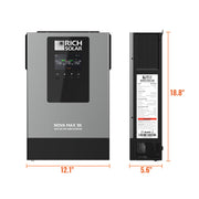 NOVA MAX 3K – 3,000W 24V Off-Grid Hybrid Inverter
