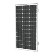 MEGA 100 – 100W 12V Solar Panel with 3/4 Z-Brackets