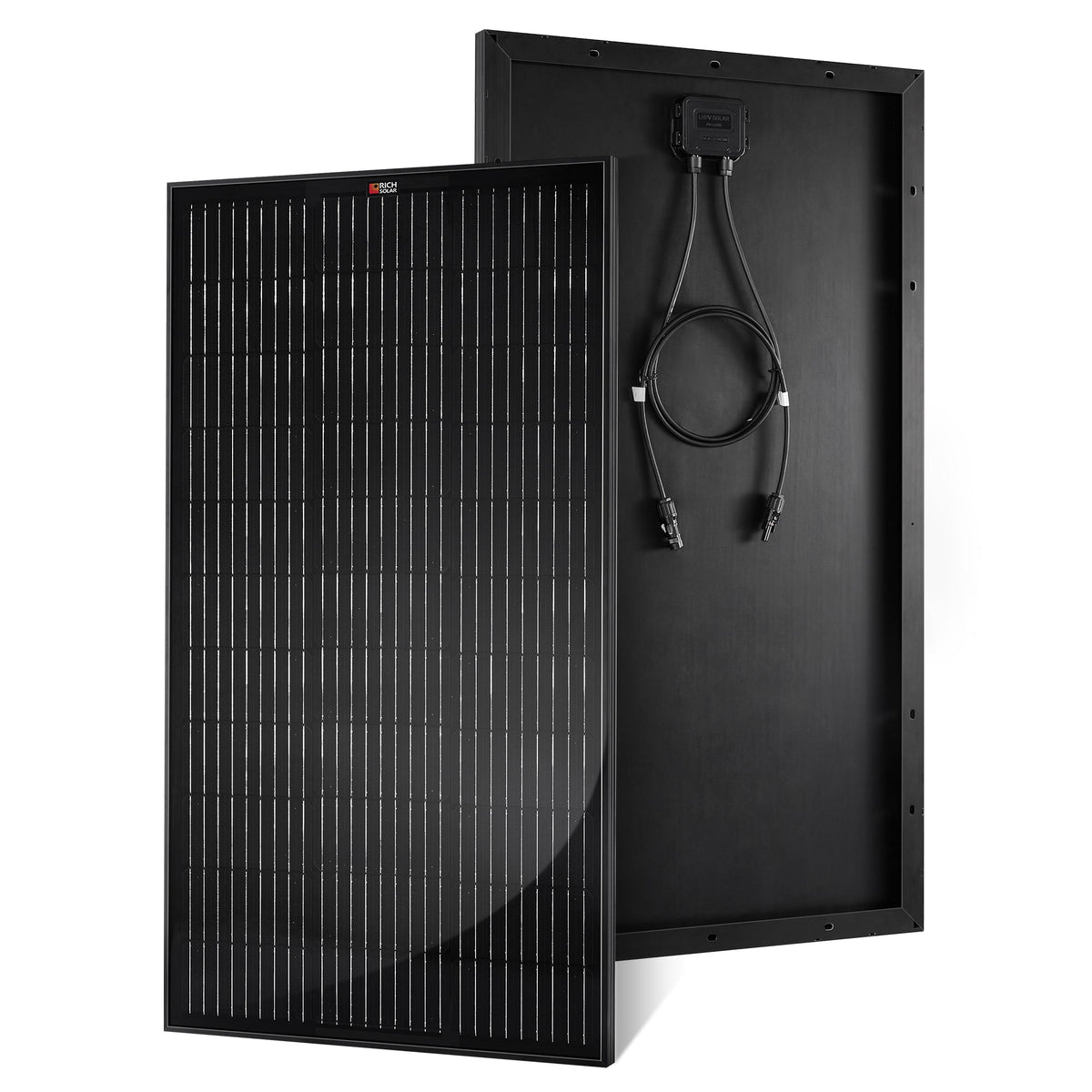 MEGA 100 Onyx 100W 12V solar panel, all-black finish