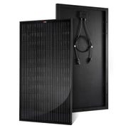 MEGA 100 Onyx 100W 12V solar panel, all-black finish