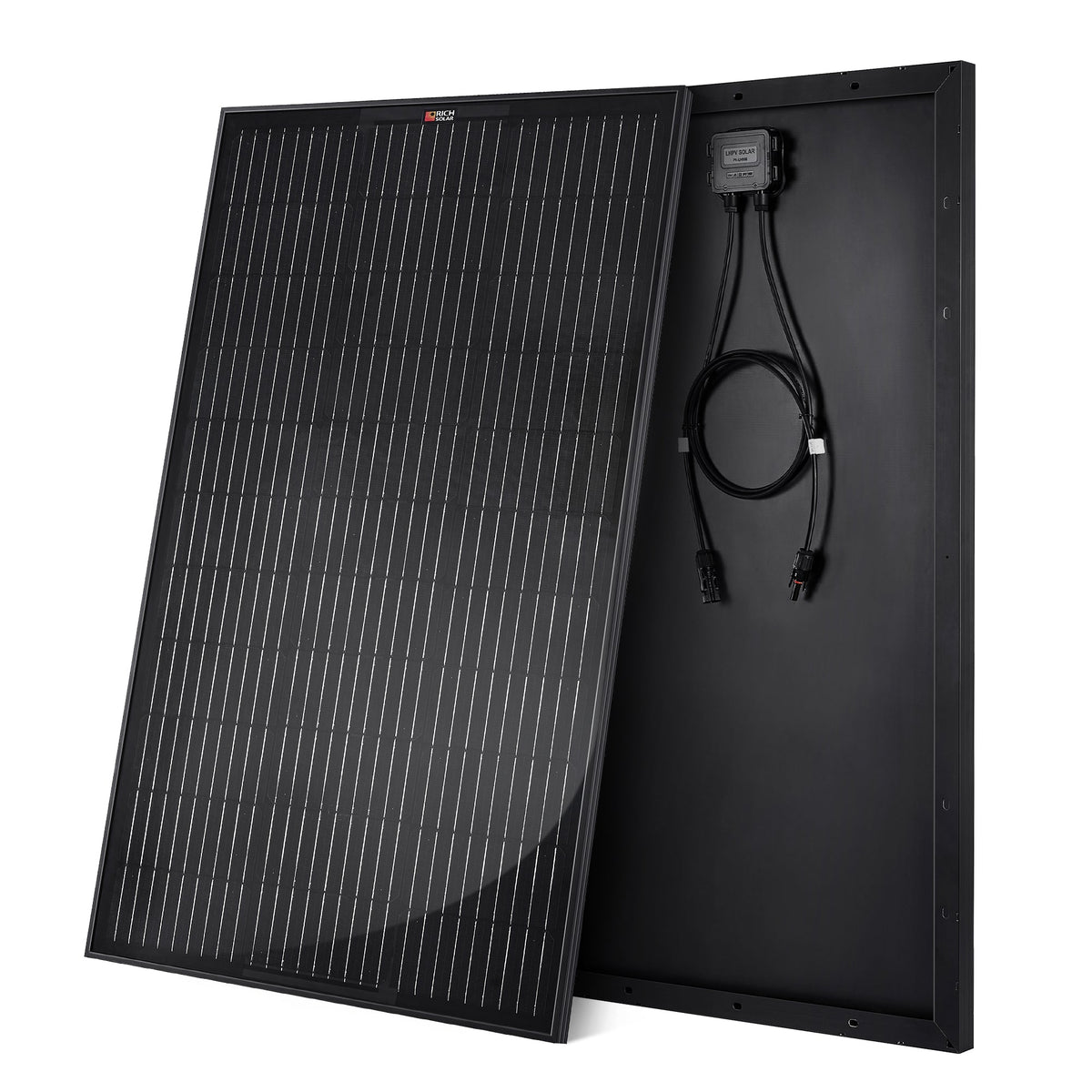 MEGA 100 Onyx – 100W 12V All-Black Solar Panel