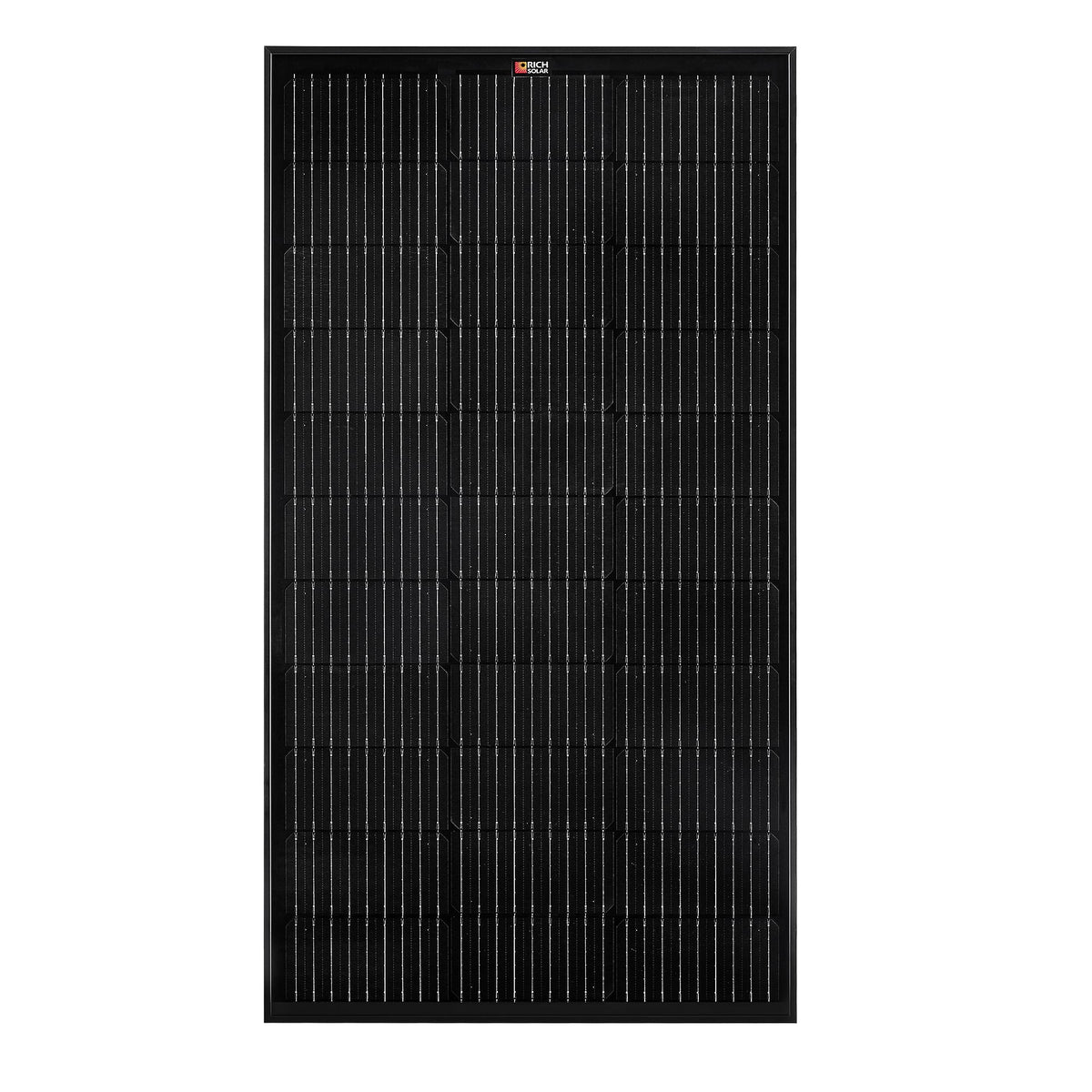 MEGA 100 Onyx – 100W 12V All-Black Solar Panel