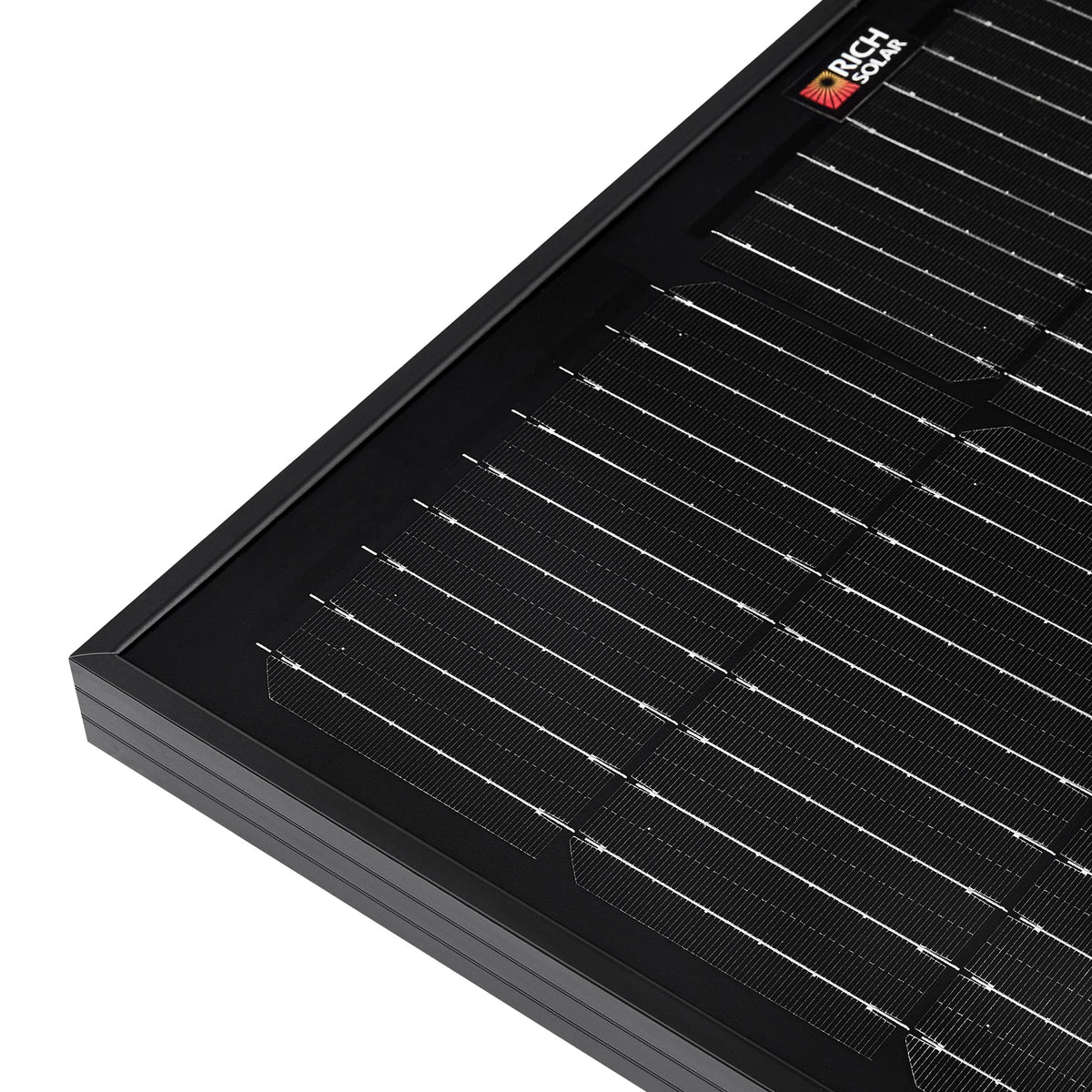 MEGA 100 Onyx – 100W 12V All-Black Solar Panel