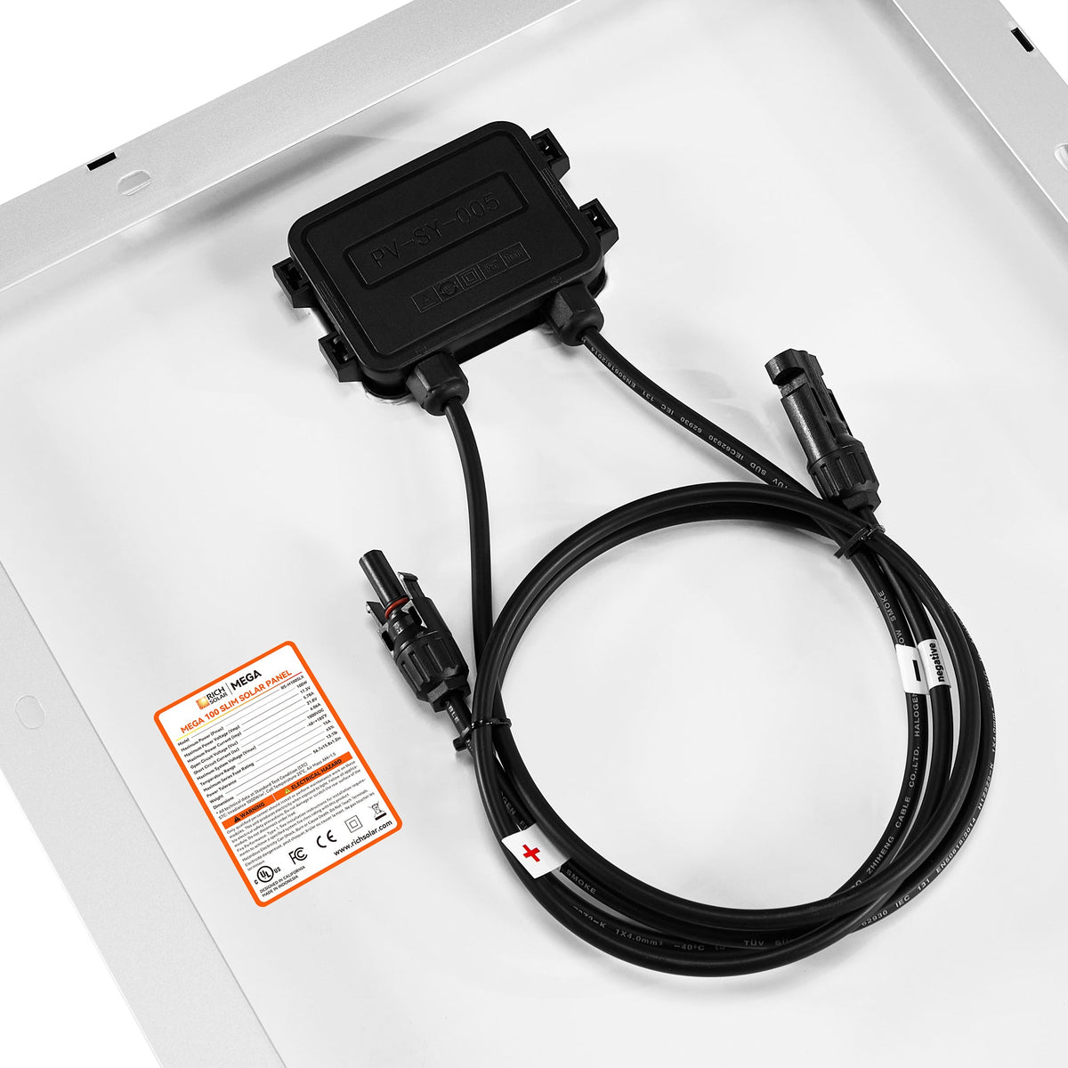 MEGA 100 Slim SLX – 100W 12V Narrow Solar Panel