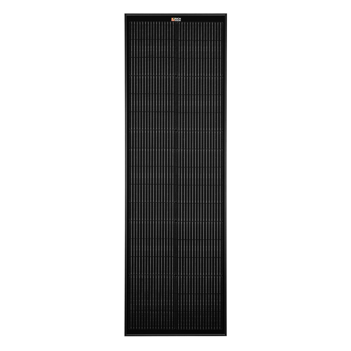 MEGA 100 Slim Onyx – 100W 12V Black Narrow Panel