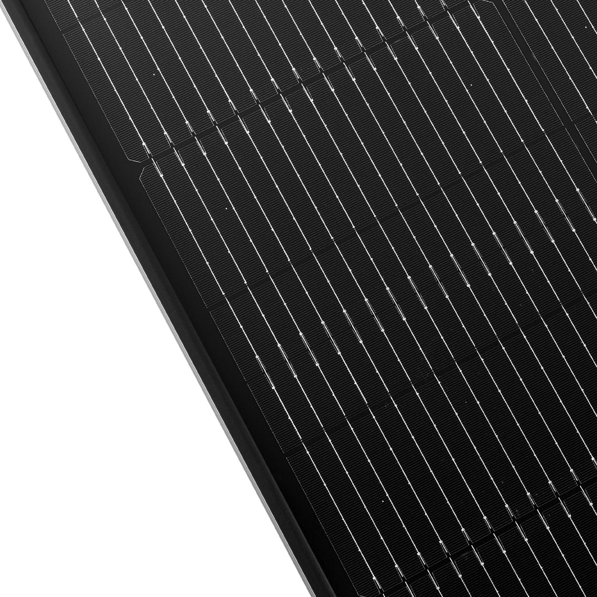 MEGA 100 Slim Onyx – 100W 12V Black Narrow Panel