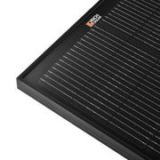 MEGA 100 Slim Onyx – 100W 12V Black Narrow Panel