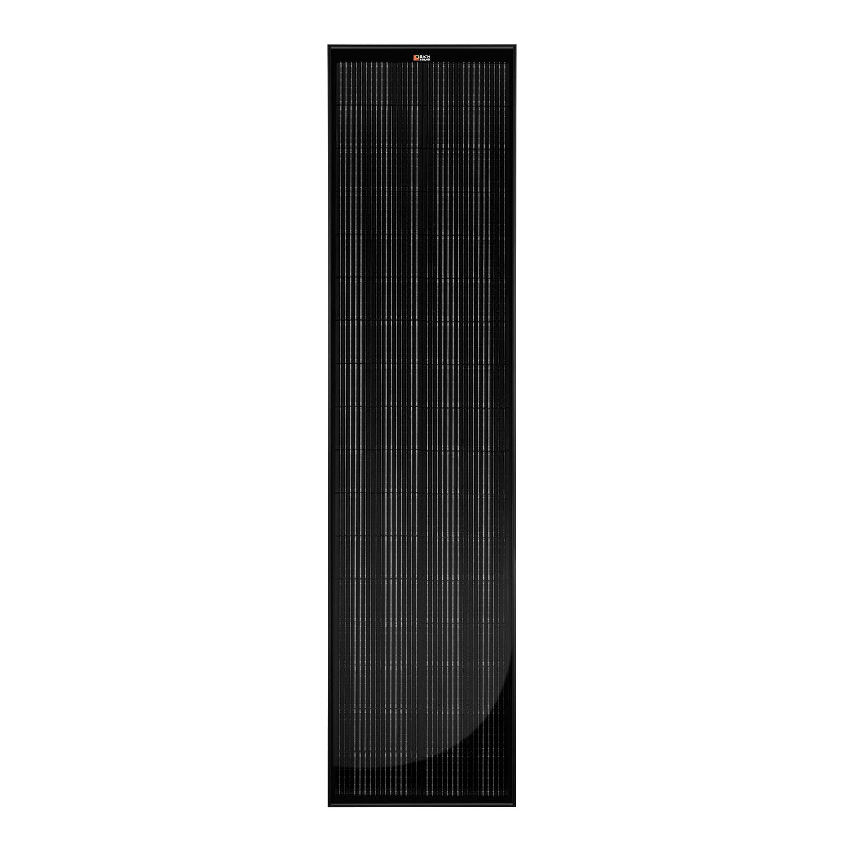 MEGA 130 Slim Onyx – 130W 12V Black Narrow Panel