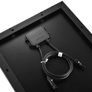 MEGA 130 Slim Onyx – 130W 12V Black Narrow Panel