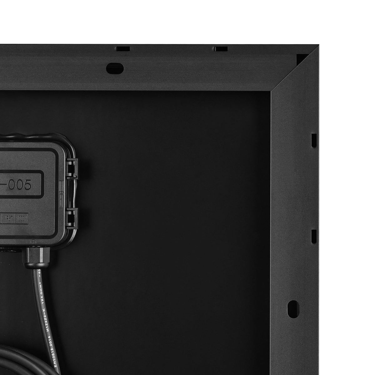 MEGA 130 Slim Onyx – 130W 12V Black Narrow Panel