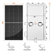 MEGA 250 Pro – 250W 24V Off-Grid Solar Panel
