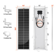MEGA 35 – 35W 12V Solar Panel