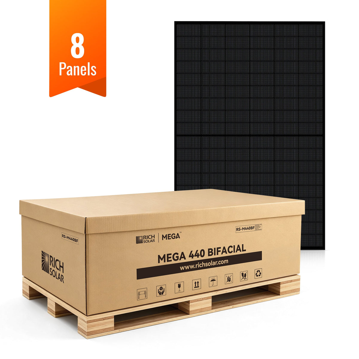MEGA 440 Bifacial 440W 24V solar panel