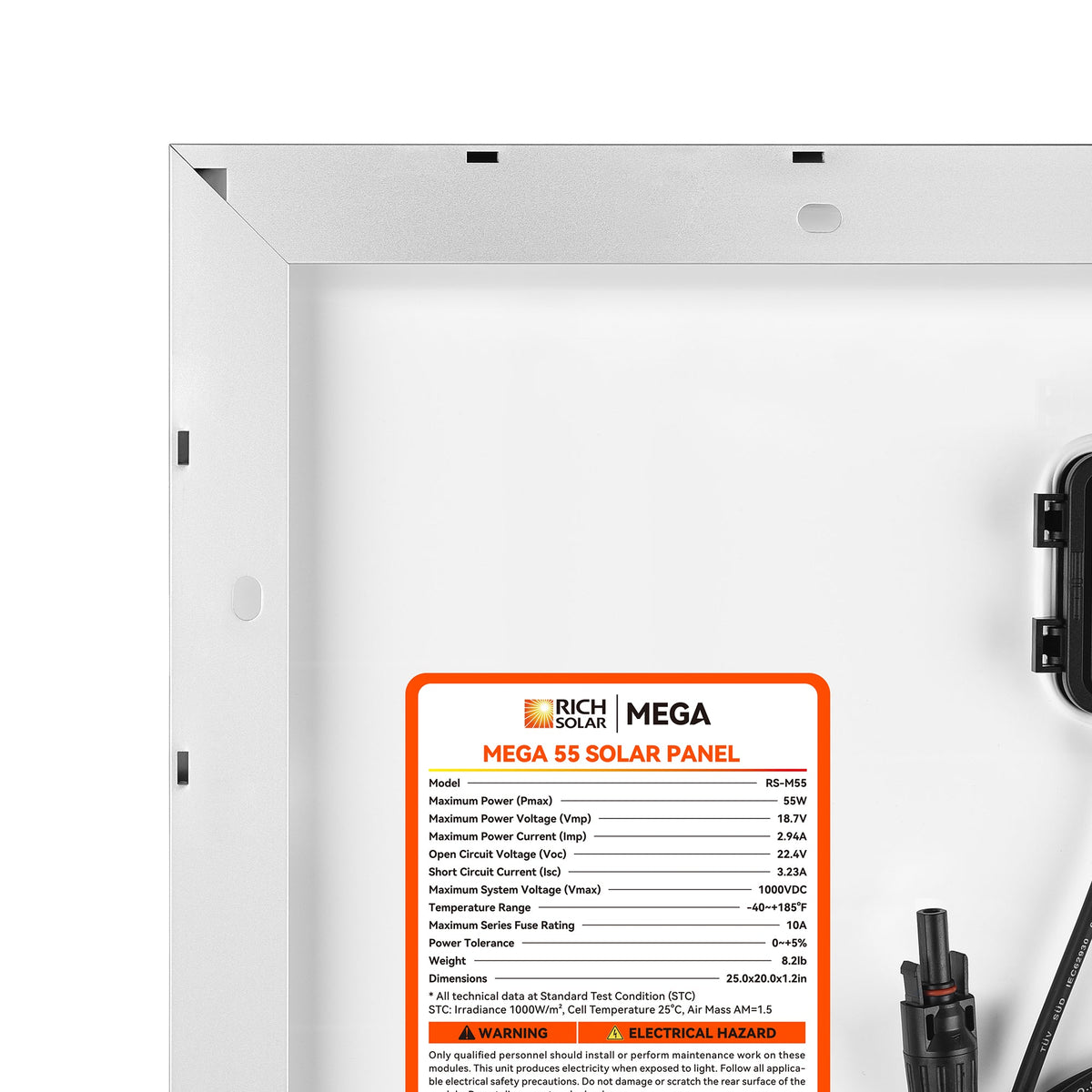 MEGA 55 – 55W 12V Solar Panel
