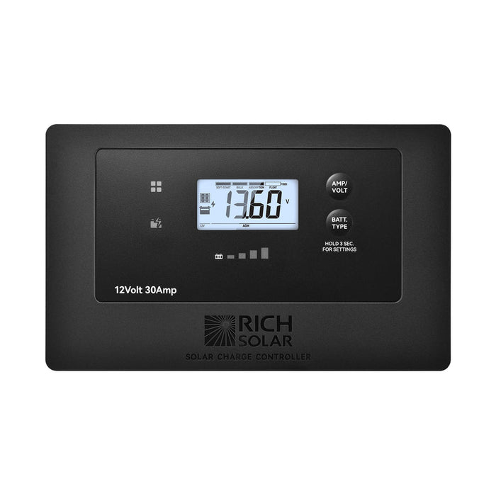 30A 12V PWM Flush Mount Controller – Negative Ground, Bluetooth