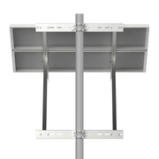 Adjustable Solar Pole Mount Kit – 2 Panels, 25–90° Tilt