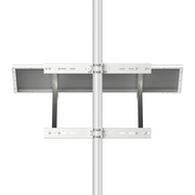 Adjustable Solar Pole Mount Kit – 1 Panel, 25–90° Tilt
