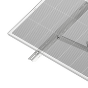 Adjustable Solar Pole Mount Kit – 1 Panel, 25–90° Tilt