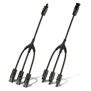 Y Branch Parallel Adapters 3-to-1 | 3-to-1 Weatherproof Parallel Adapters for Solar Panels | Easy to Install