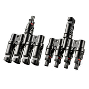 Y Branch Parallel Connectors 4-to-1 | 4-to-1 Weatherproof Parallel Connectors for Solar Panels | Easy Install
