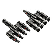 Y Branch Parallel Connectors 4-to-1 | 4-to-1 Weatherproof Parallel Connectors for Solar Panels | Easy Install