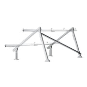 Adjustable Solar Ground Mount for 1–4 Panels (100W–150W)