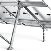 Adjustable Solar Ground Mount for 1–4 Panels (100W–150W)