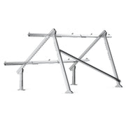 Adjustable Solar Ground Mount for 1–4 Panels (200W–250W)