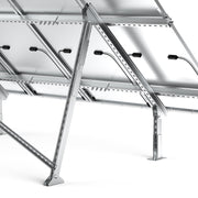Adjustable Solar Ground Mount for 1–4 Panels (200W–250W)