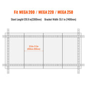 Adjustable Solar Ground Mount for 1–4 Panels (200W–250W)