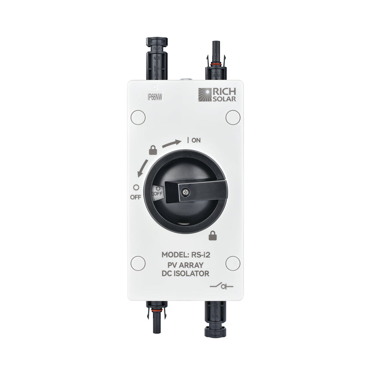 PV DC Disconnect Switch – 1500V 40A, 2-Pole, 1 String